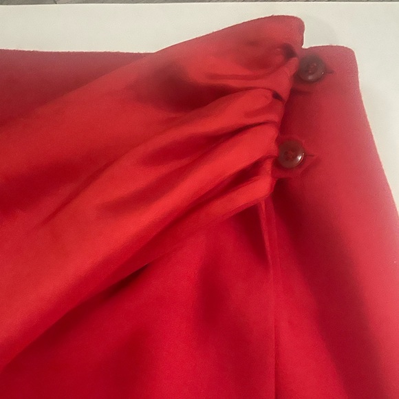 Wool Red Skirt (size 7 - 8) - Picture 4 of 10